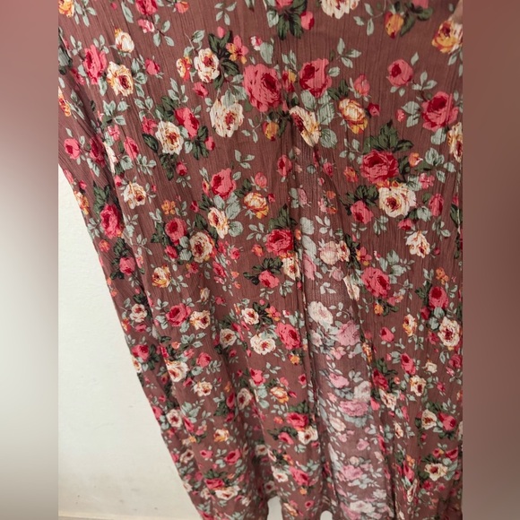 Lulus Everlasting Bliss Blush Floral Maxi Dress Size XS - Picture 9 of 14